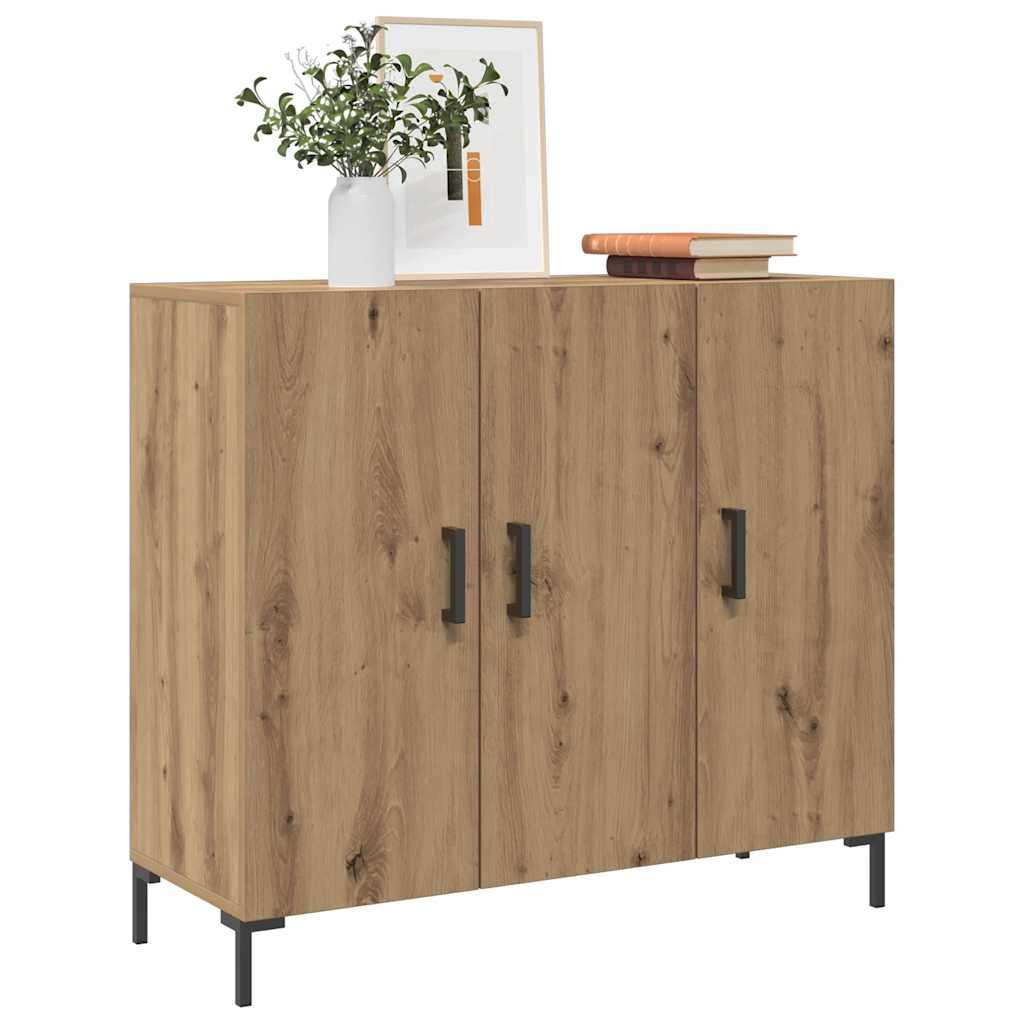 Sideboard Artisan-Eiche 90x34x80 cm Holzwerkstoff