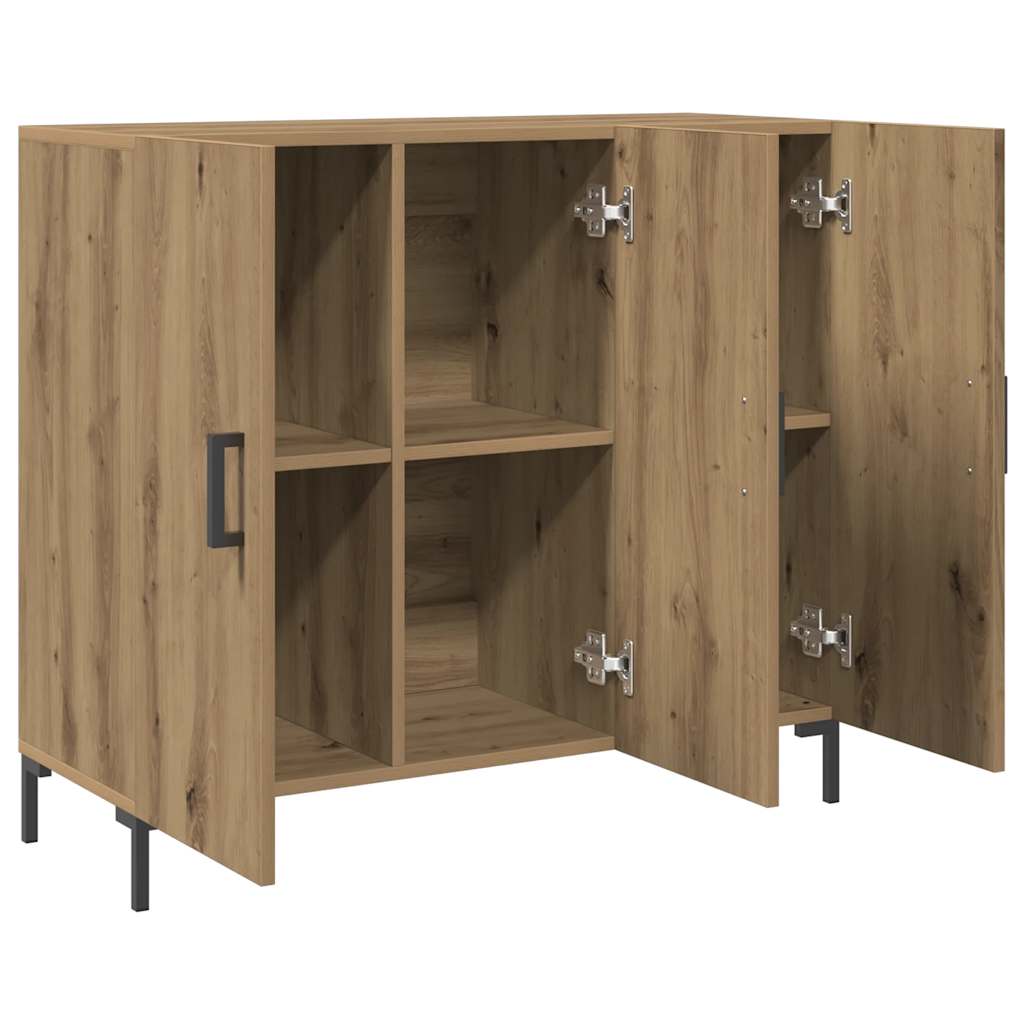 Sideboard Artisan-Eiche 90x34x80 cm Holzwerkstoff
