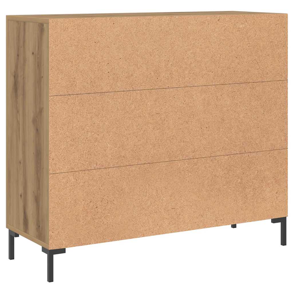 Sideboard Artisan-Eiche 90x34x80 cm Holzwerkstoff