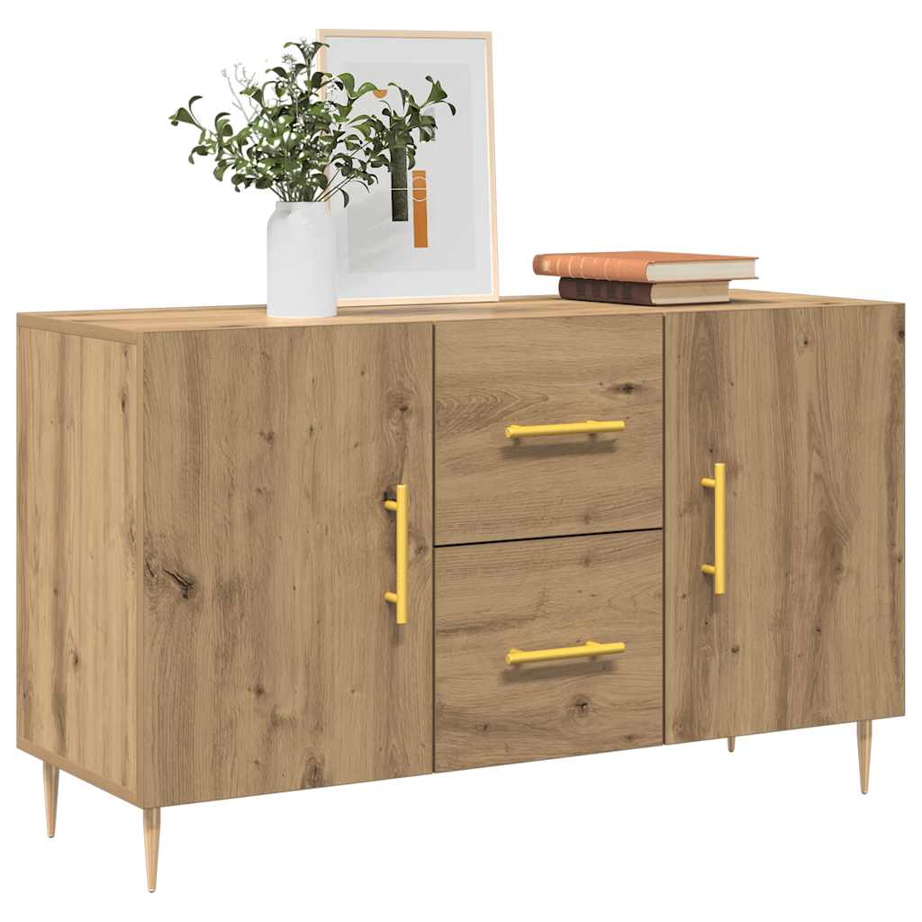Sideboard Artisan-Eiche 100x36x60 cm Holzwerkstoff