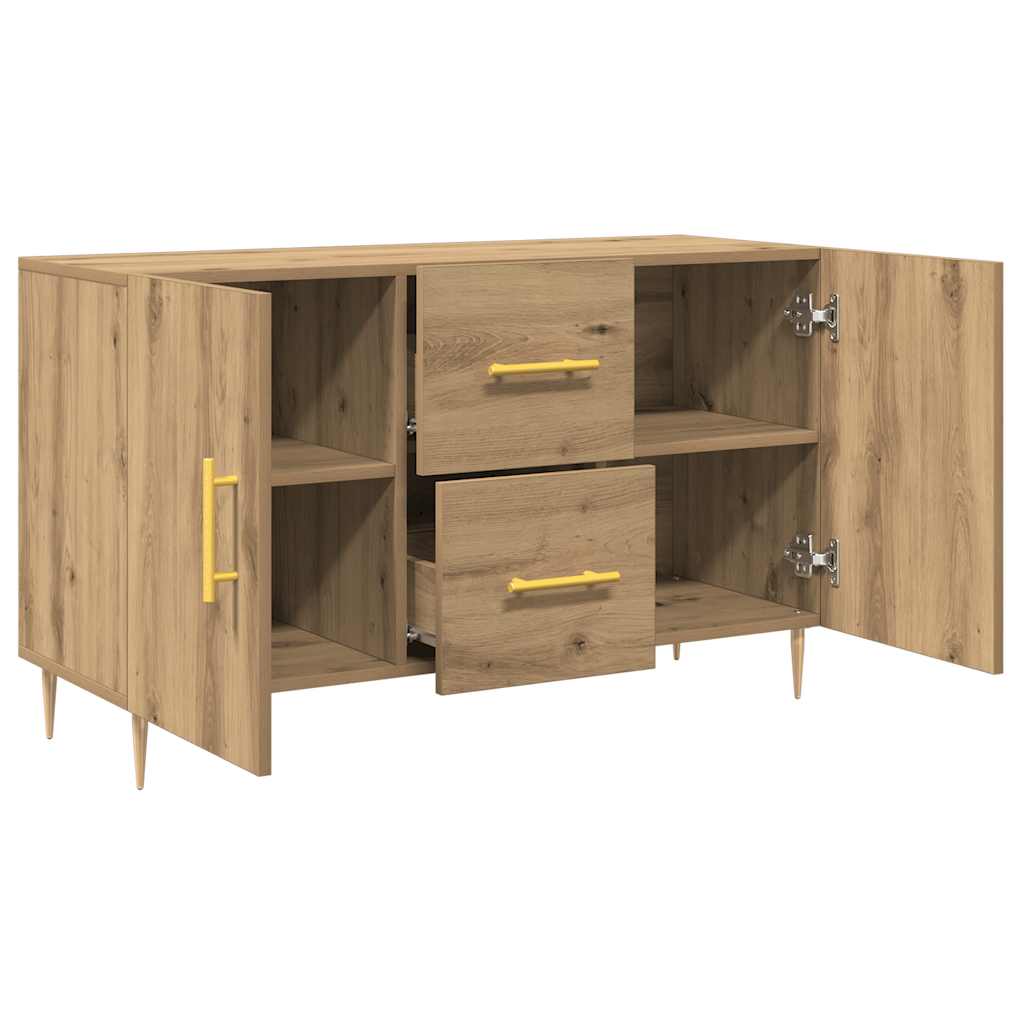 Sideboard Artisan-Eiche 100x36x60 cm Holzwerkstoff