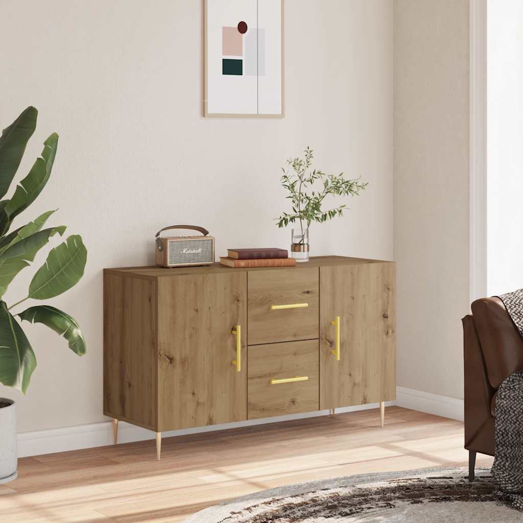 Sideboard Artisan-Eiche 100x36x60 cm Holzwerkstoff