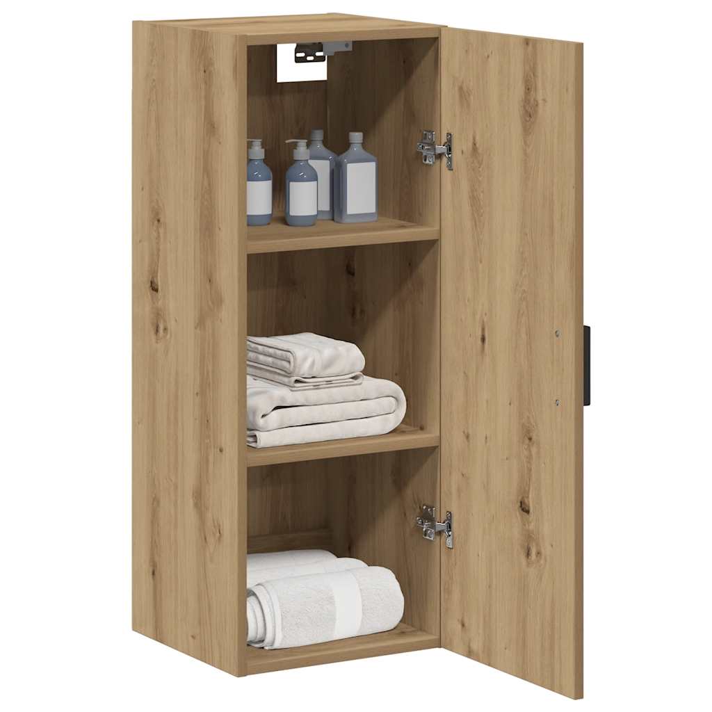 Wandschrank Artisan-Eiche 34,5x34x90 cm Holzwerkstoff