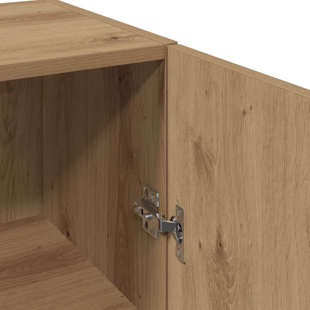 Wandschrank Artisan-Eiche 34,5x34x90 cm Holzwerkstoff