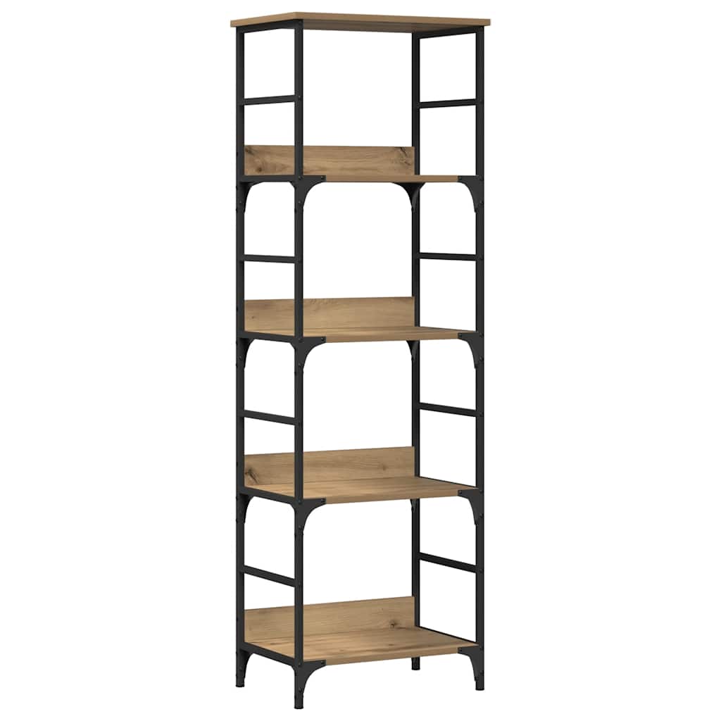 Bücherregal Artisan-Eiche 50x33x153 cm Holzwerkstoff