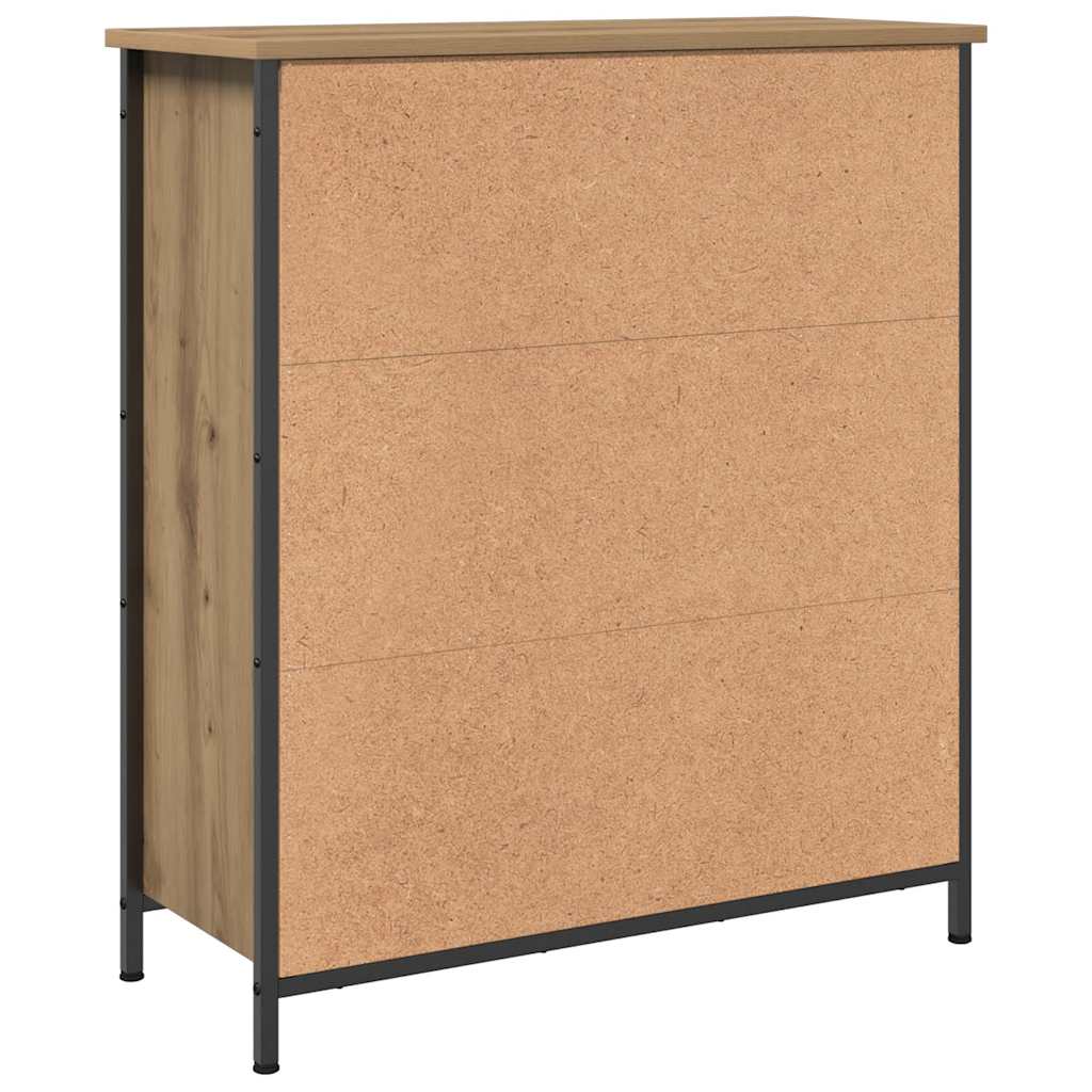 Sideboard Artisan-Eiche 70x30x80 cm Holzwerkstoff