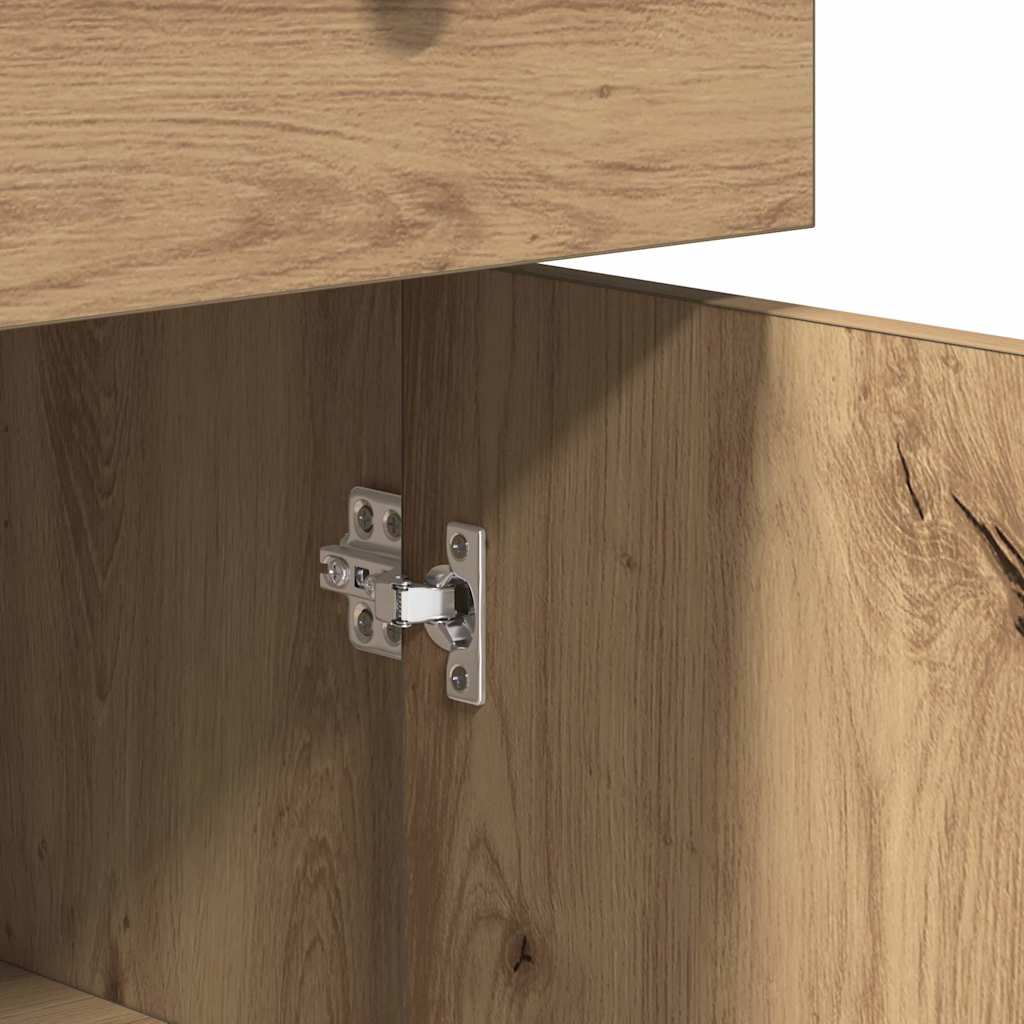 Sideboard Artisan-Eiche 70x30x80 cm Holzwerkstoff