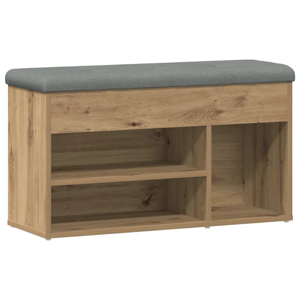 Schuhbank Artisan-Eiche 82x32x45,5 cm Holzwerkstoff