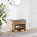 Schuhbank Artisan-Eiche 62x32x50 cm Holzwerkstoff