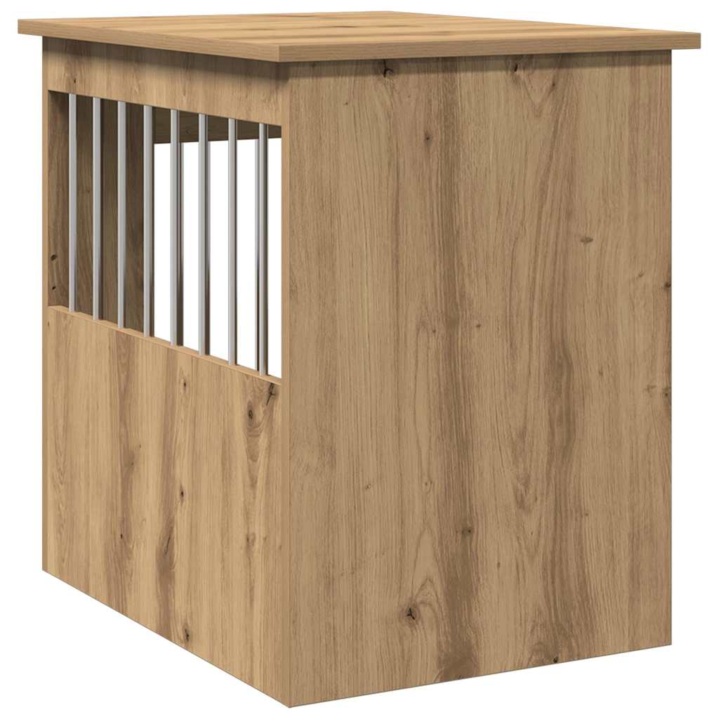Hundekäfig im Möbelstil Artisan-Eiche 45x62x59 cm Holzwerkstoff
