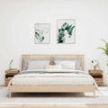 Nachttische mit LED-Leuchten 2 Stk. Artisan-Eiche 40x39x48,5 cm