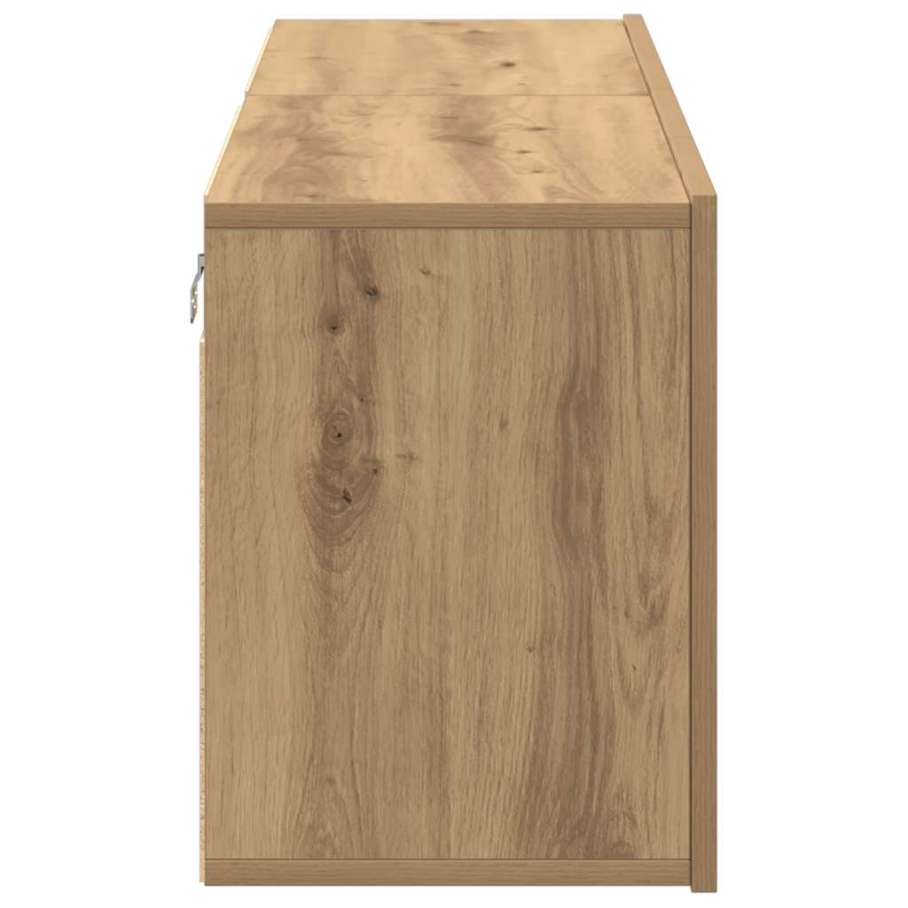 TV-Wandschränke 2 Stk. Artisan-Eiche 80x30x41 cm