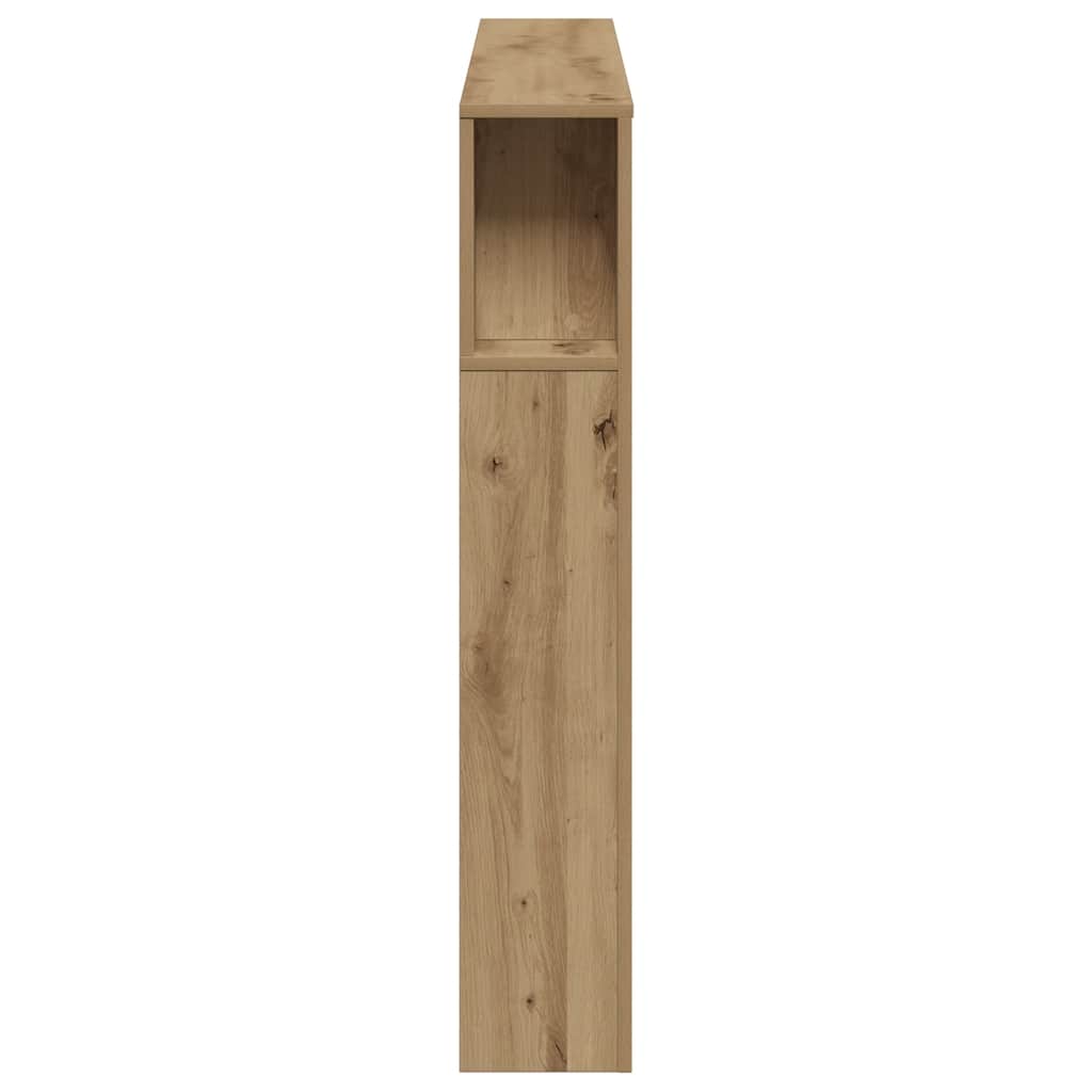 LED-Kopfteil Artisan-Eiche 160x18,5x103,5 cm Holzwerkstoff