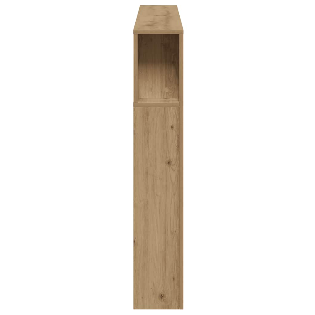 LED-Kopfteil Artisan-Eiche 180x18,5x103,5 cm Holzwerkstoff