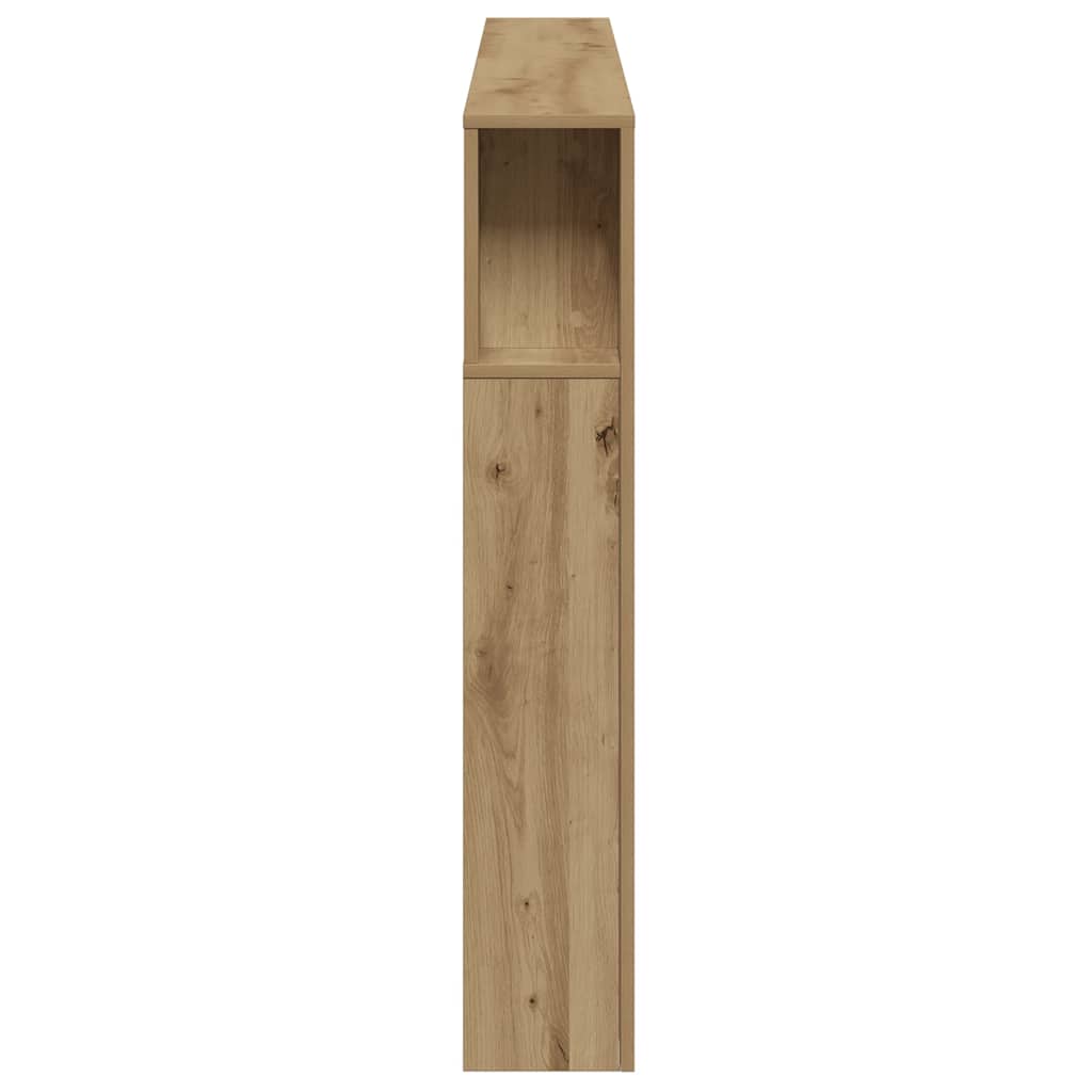 LED-Kopfteil Artisan-Eiche 200x18,5x103,5 cm Holzwerkstoff