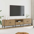 TV-Schrank mit Schublade Artisan-Eiche 200x25x44 cm
