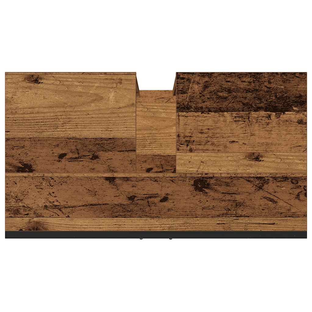Waschbeckenunterschrank Altholz-Optik 60x30x60 cm Holzwerkstoff