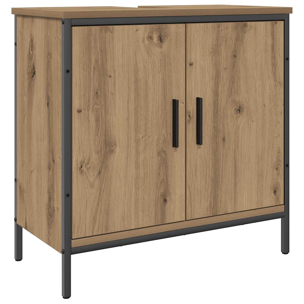 Waschbeckenunterschrank Artisan-Eiche 60x30x60 cm Holzwerkstoff