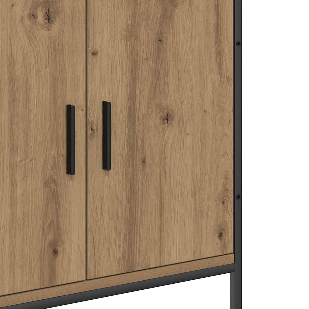 Waschbeckenunterschrank Artisan-Eiche 60x30x60 cm Holzwerkstoff