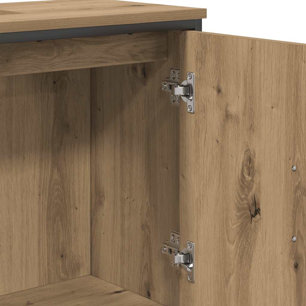 Waschbeckenunterschrank Artisan-Eiche 60x30x60 cm Holzwerkstoff