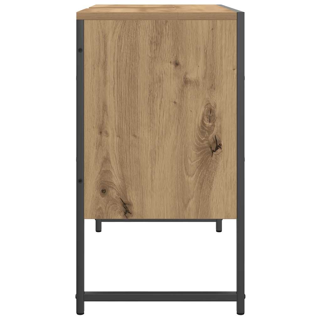 Waschbeckenunterschrank Artisan-Eiche 60x33x60 cm