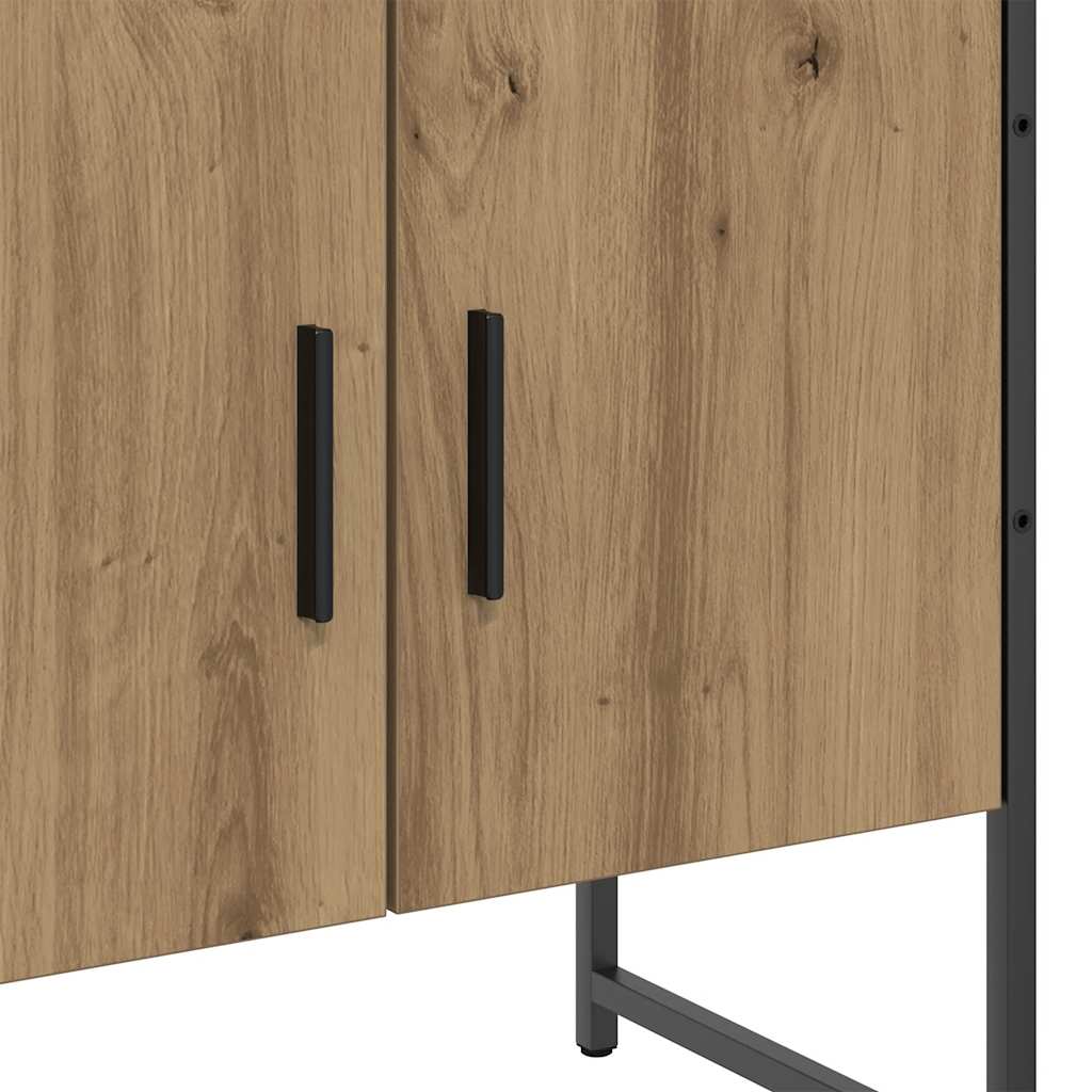 Waschbeckenunterschrank Artisan-Eiche 60x33x60 cm