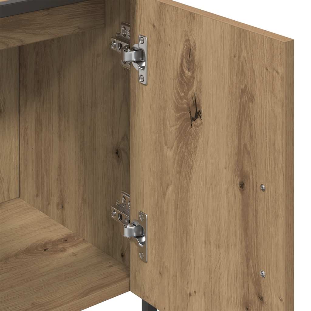 Waschbeckenunterschrank Artisan-Eiche 60x33x60 cm