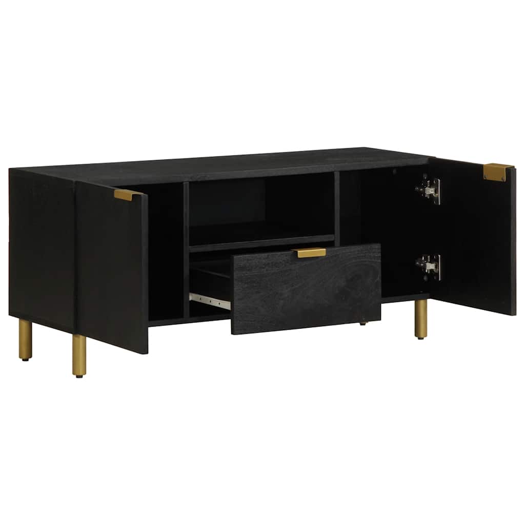 TV-Schrank Schwarz 105x33x46 cm Holzwerkstoff