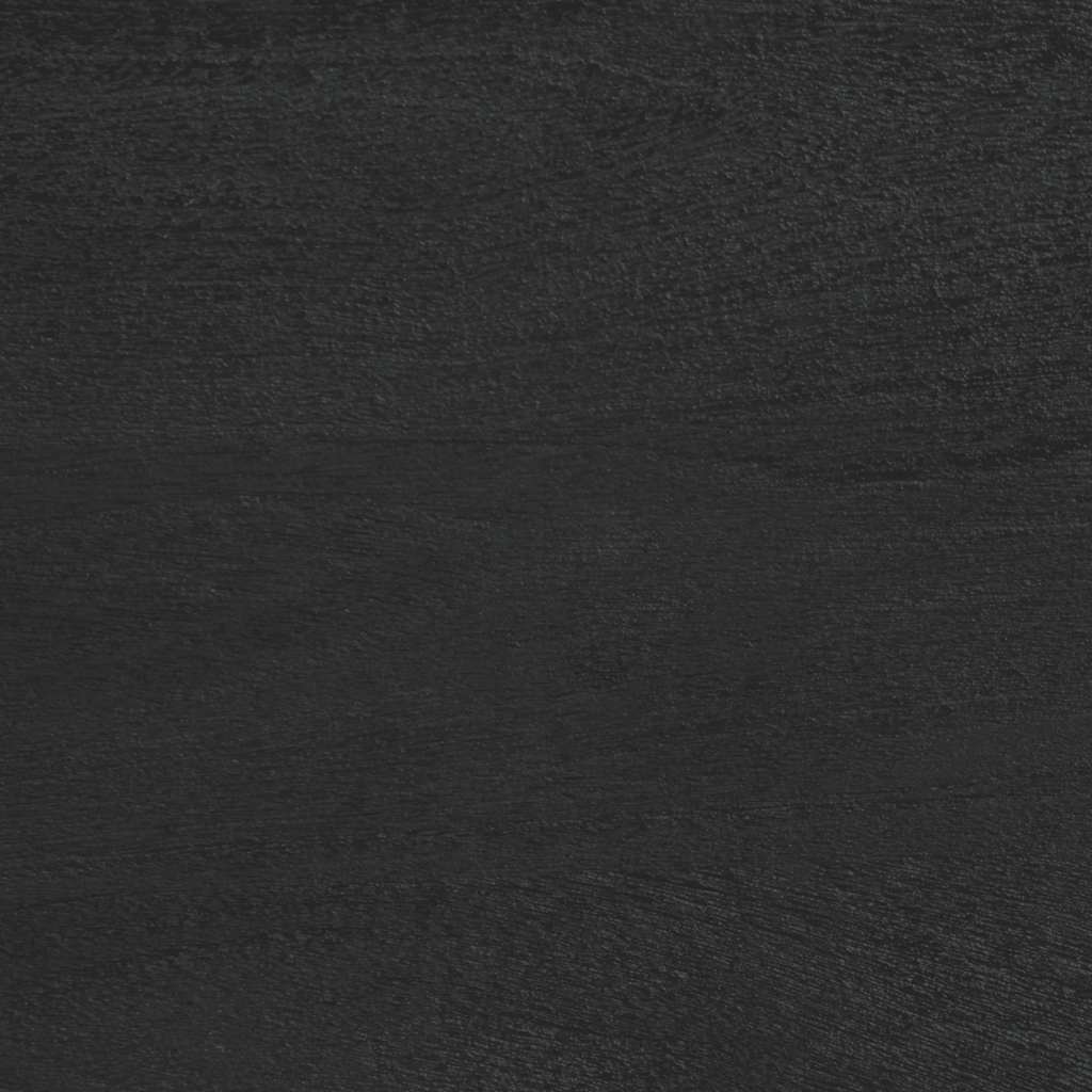 Badspiegel Schwarz 50x70x2,5 cm Holzwerkstoff und Messing