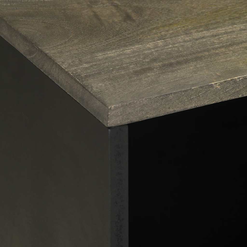 TV-Schrank 80x33x46 cm Massivholz Mango