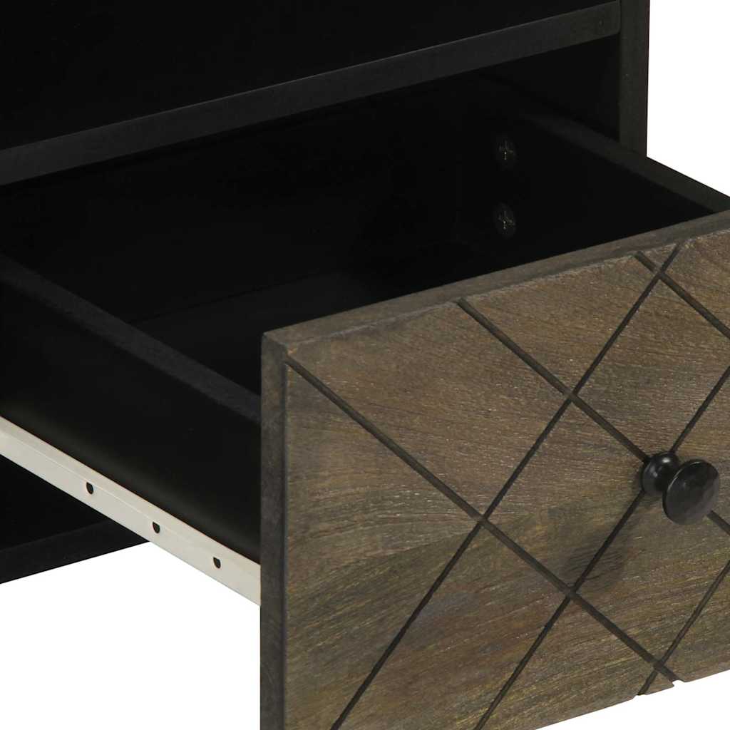 TV-Schrank 100x33x46 cm Massivholz Mango