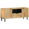 TV-Schrank Braun 105x33x46 cm Massivholz Mango