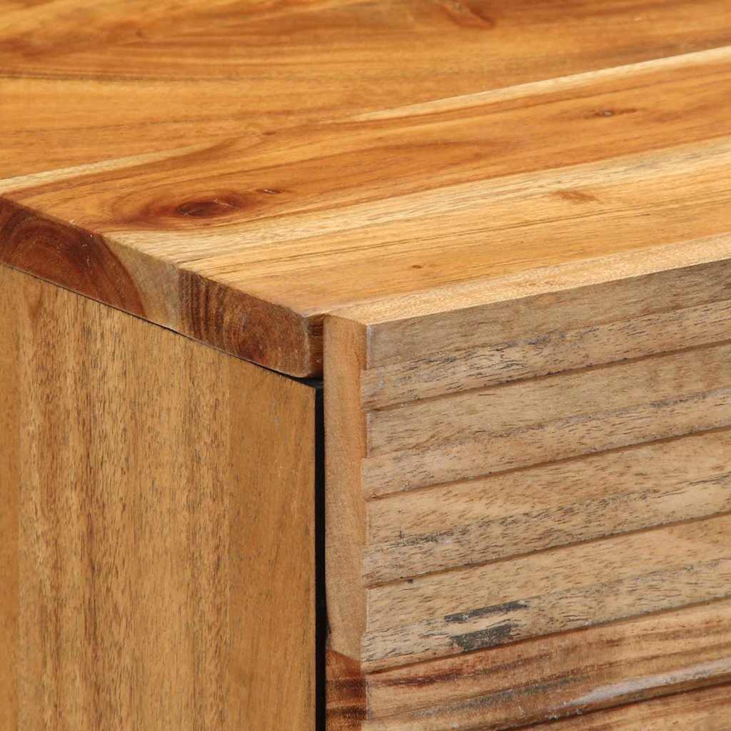 Bettschrank Braun 50 x 33 x 60 cm Massivholz Akazie