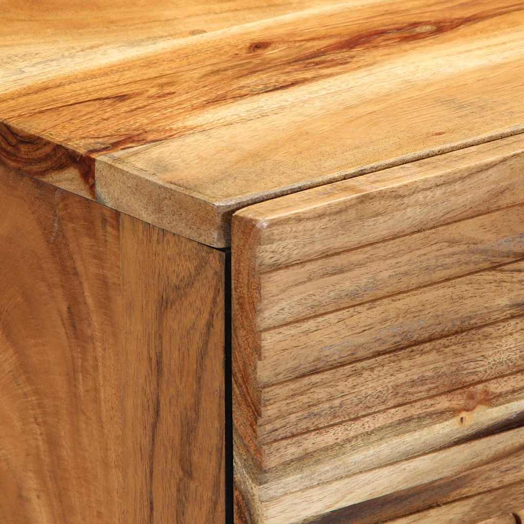 Bettschrank Braun 50 x 33 x 62 cm Massivholz Akazie