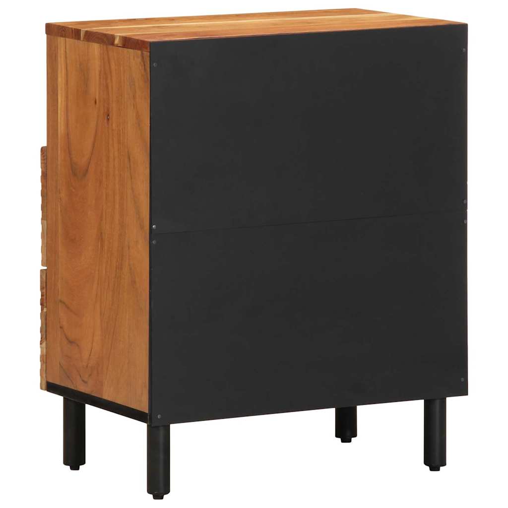 Bettschrank Braun 50 x 33 x 62 cm Massivholz Akazie