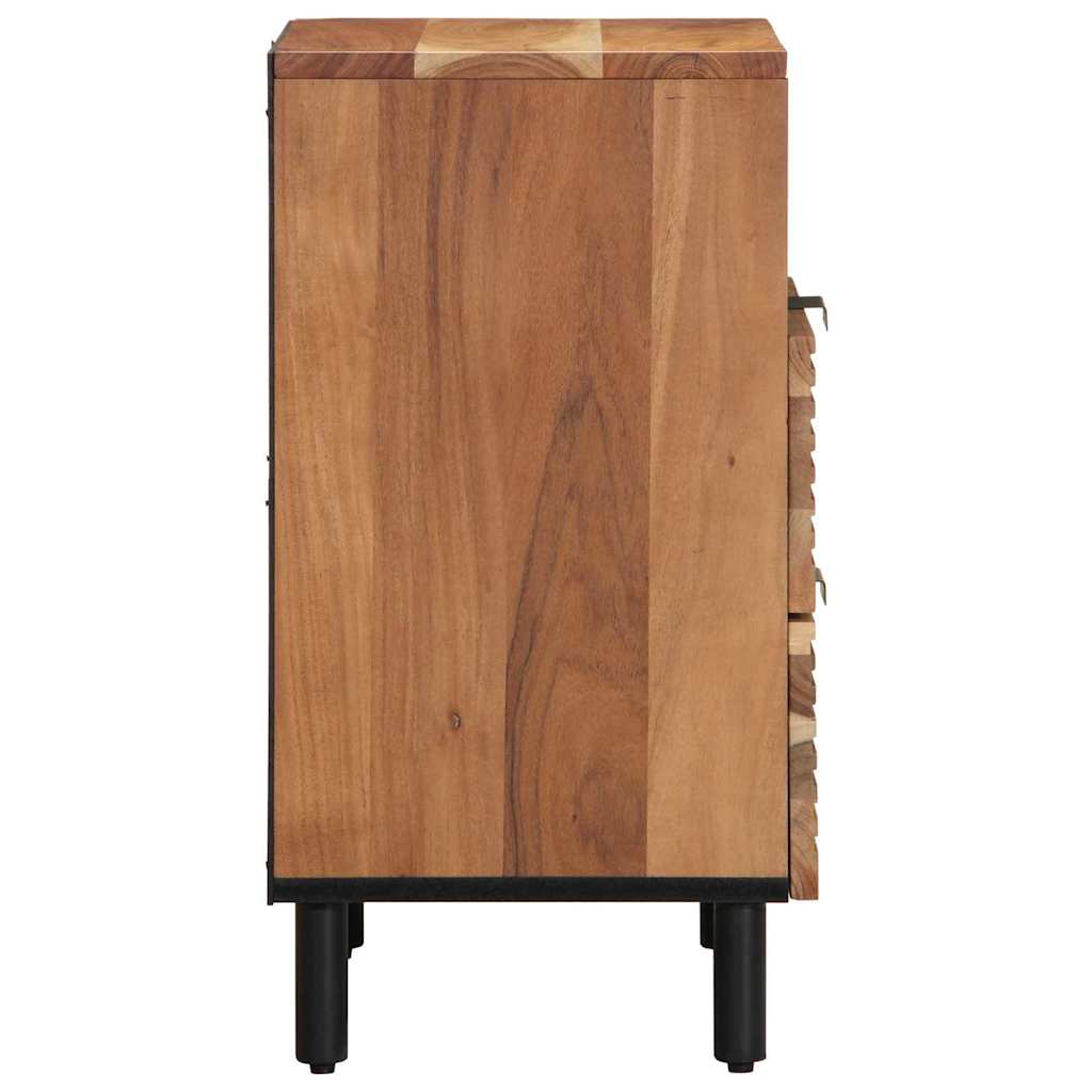 Bettschrank Braun 50 x 33 x 62 cm Massivholz Akazie
