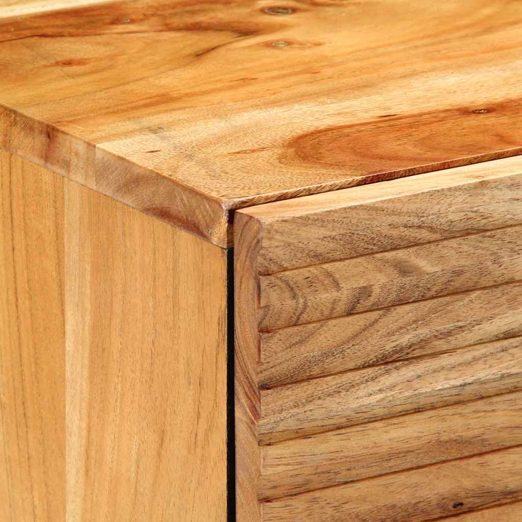 Bettschrank Braun 50 x 33 x 60 cm Massivholz Akazie