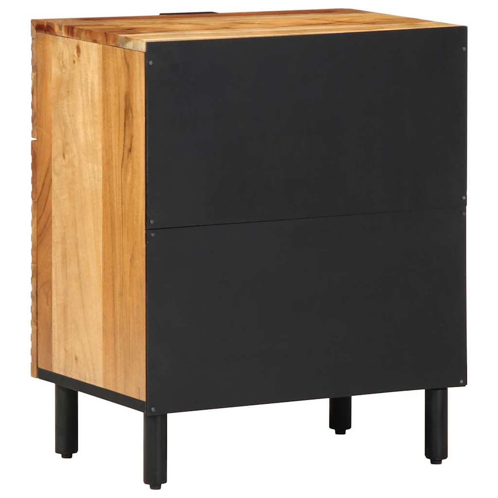 Bettschrank Braun 50 x 33 x 60 cm Massivholz Akazie