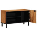 TV-Schränk mit Regal Braun 80 x 33 x 46 cm Massivholz Mango