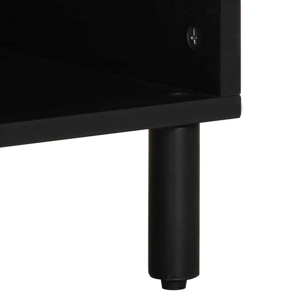 TV-Schränk mit Regal Braun 100 x 33 x 46 cm Massivholz Mango