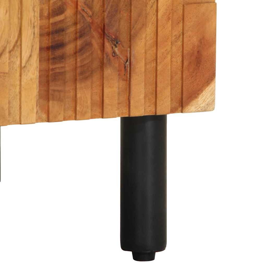 Badezimmerschrank Braun 38 x 33 x 58 cm Massivholz Mango