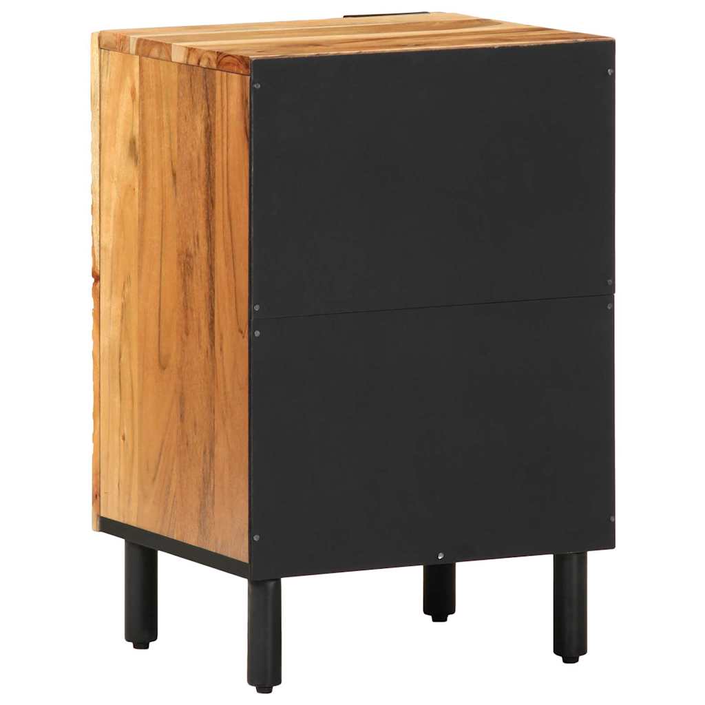 Badezimmerschrank Braun 38 x 33 x 58 cm Massivholz Mango