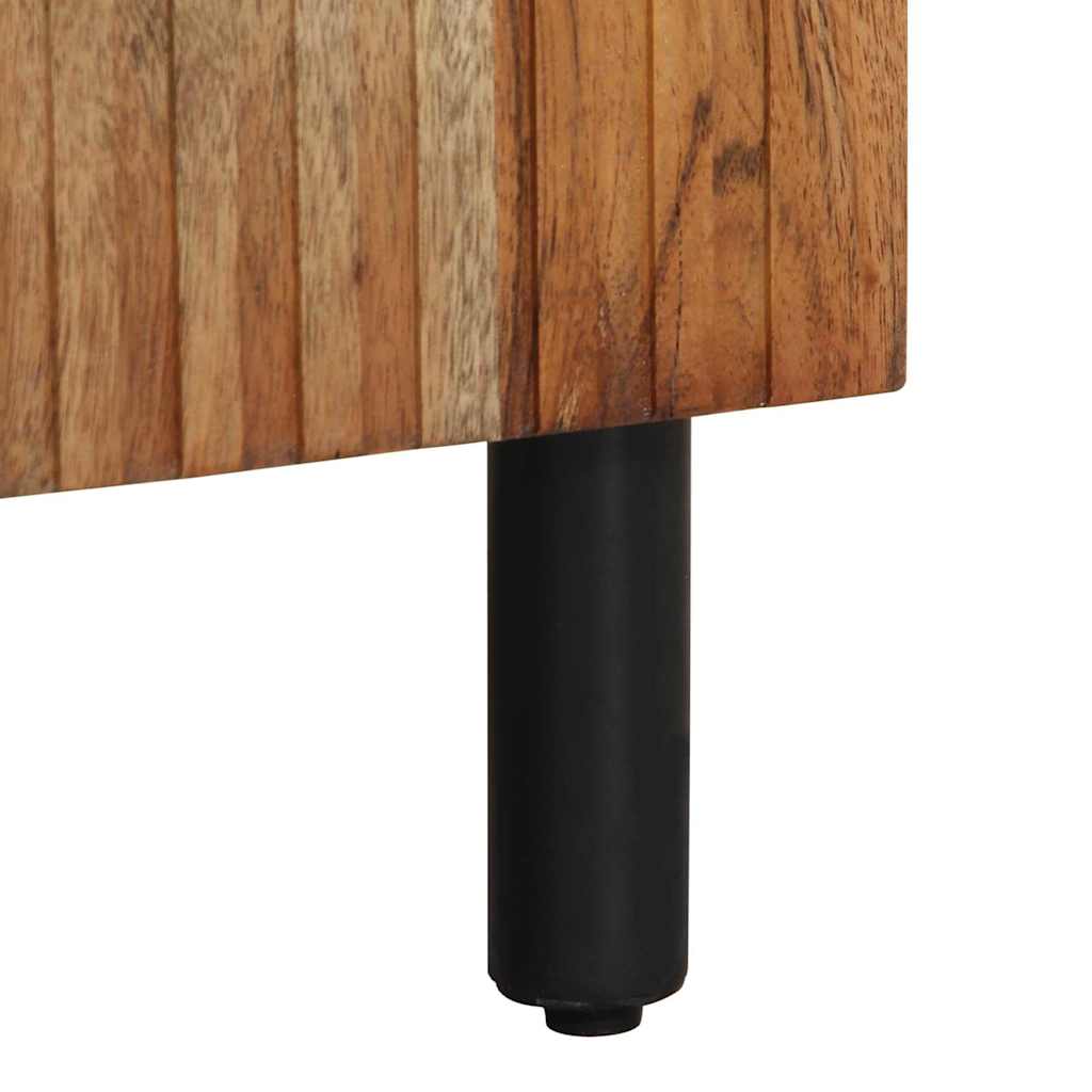 Badezimmerschrank Braun 38 x 33 x 160 cm Massivholz Mango