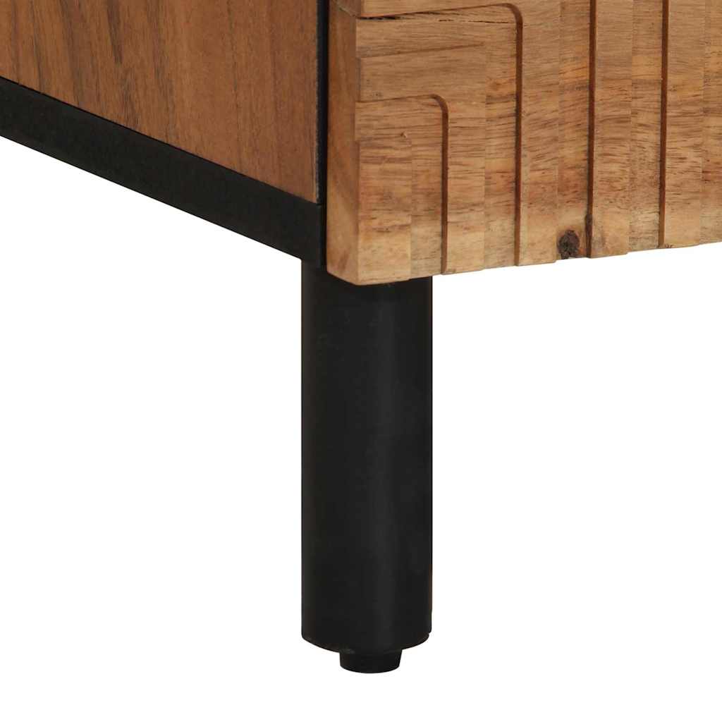 Sideboard mit Schubladen Braun 40 x 33 x 75 cm Massivholz Mango
