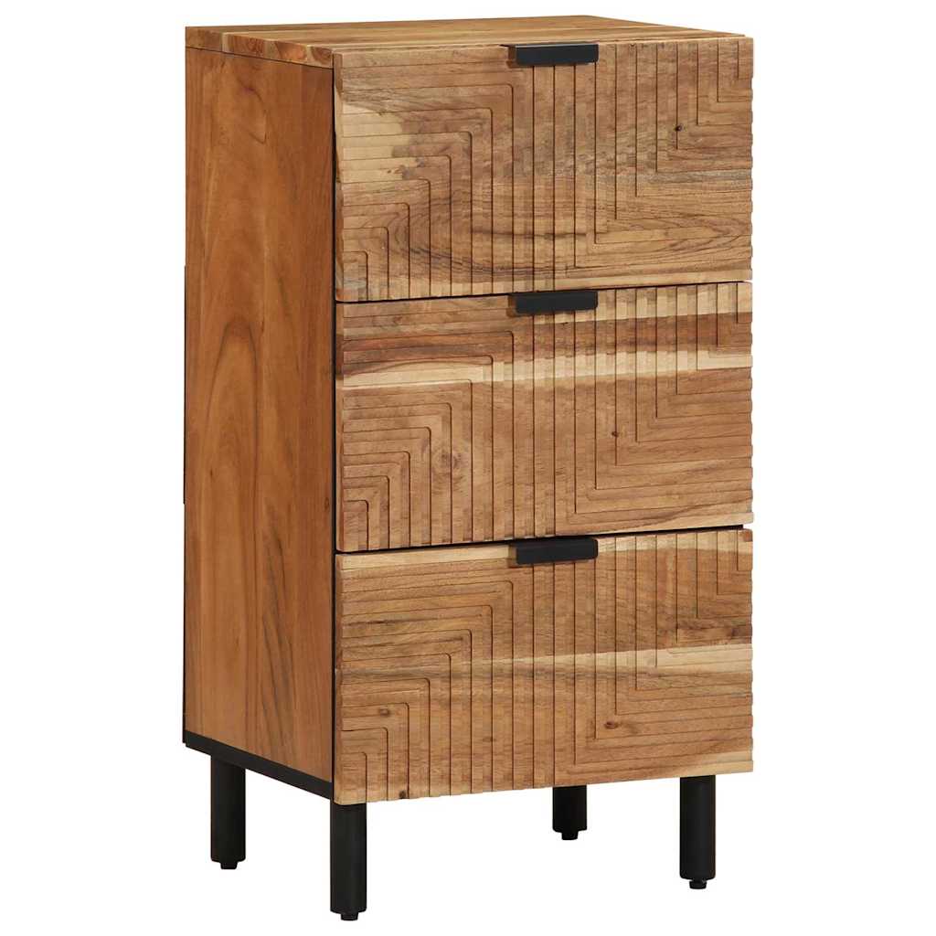 Sideboard mit Schubladen Braun 40 x 33 x 75 cm Massivholz Mango