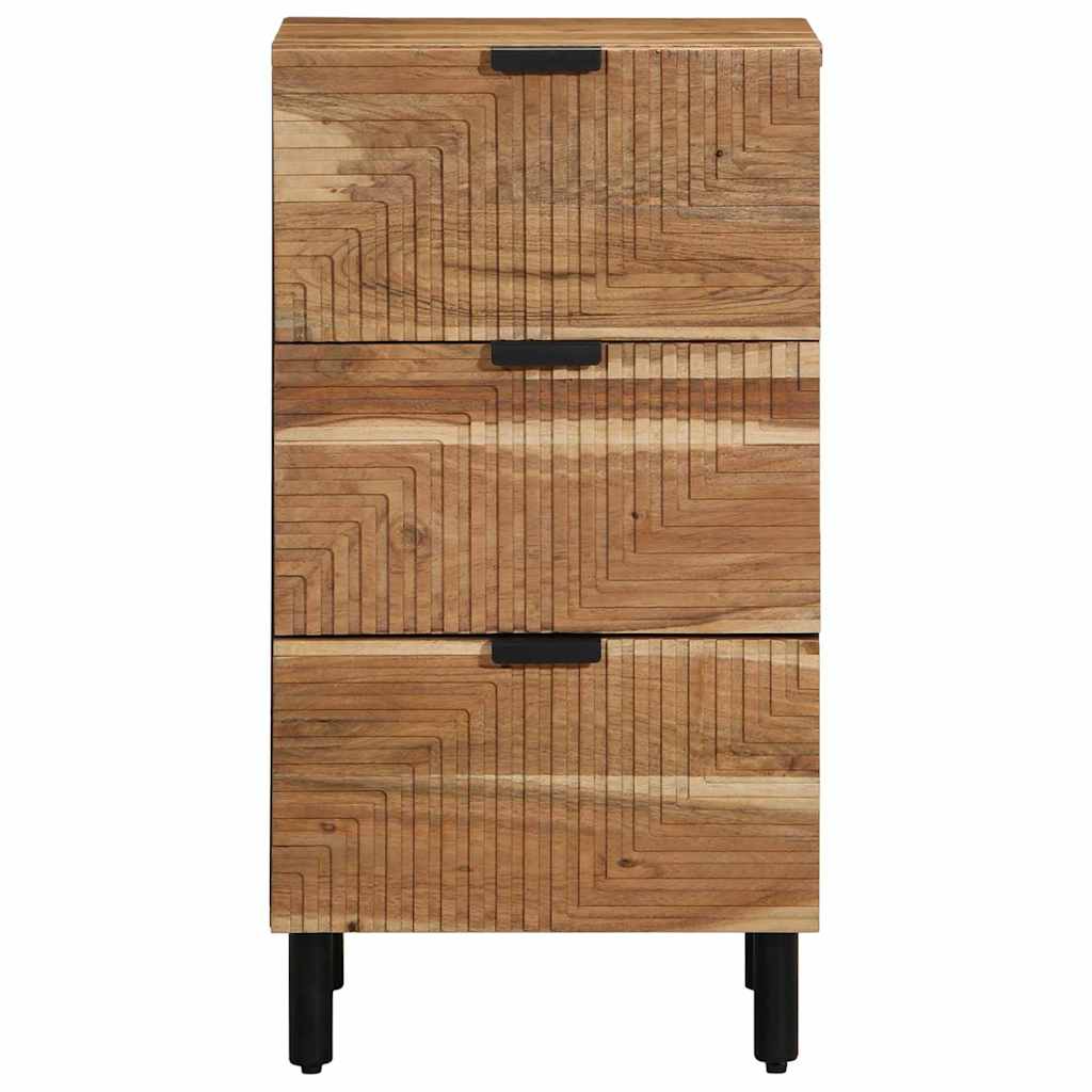 Sideboard mit Schubladen Braun 40 x 33 x 75 cm Massivholz Mango