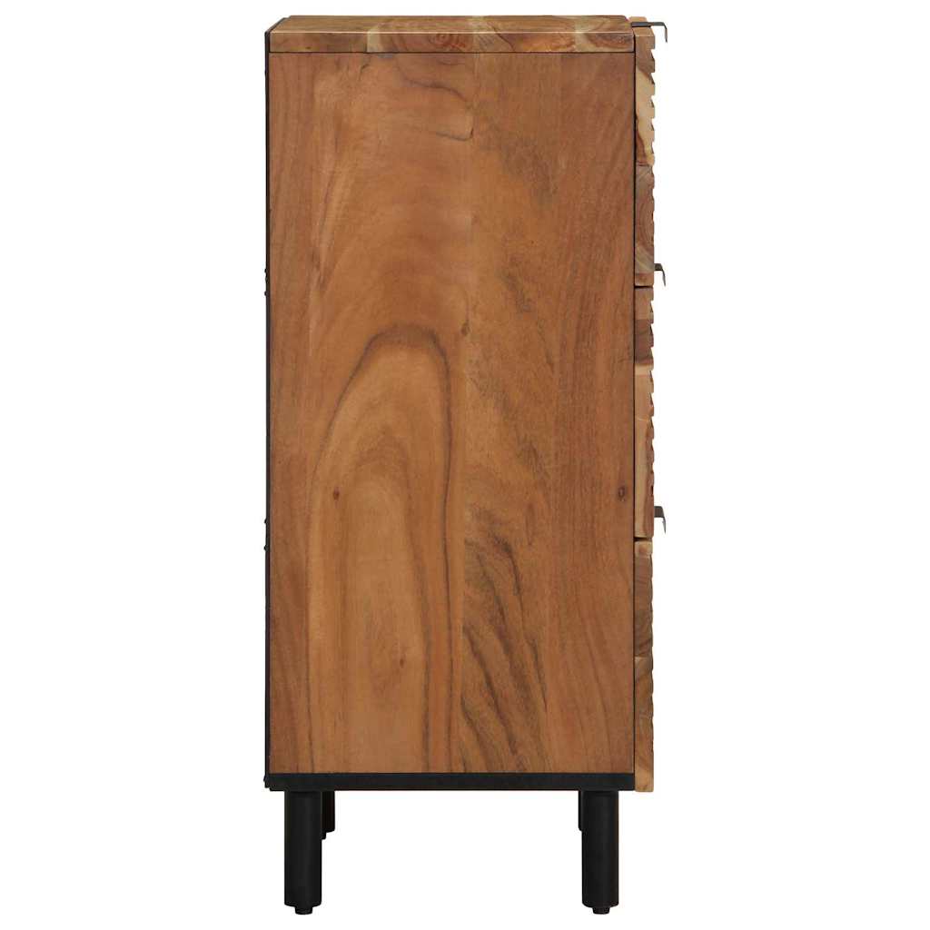 Sideboard mit Schubladen Braun 40 x 33 x 75 cm Massivholz Mango
