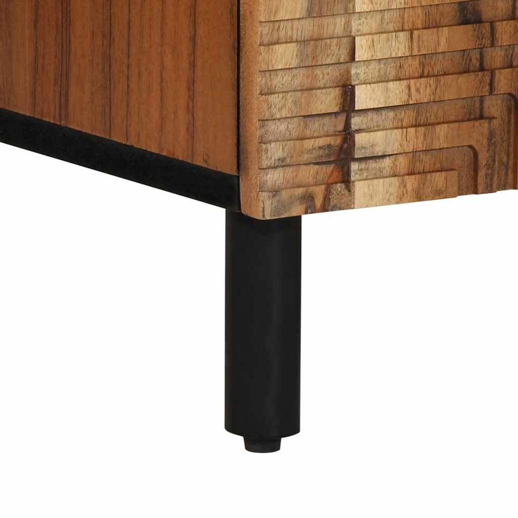 Sideboard mit Regal Braun 60 x 33,5 x 75 cm Massivholz Mango
