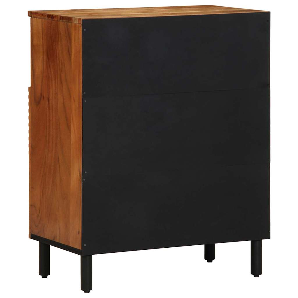 Sideboard mit Regal Braun 60 x 33,5 x 75 cm Massivholz Mango