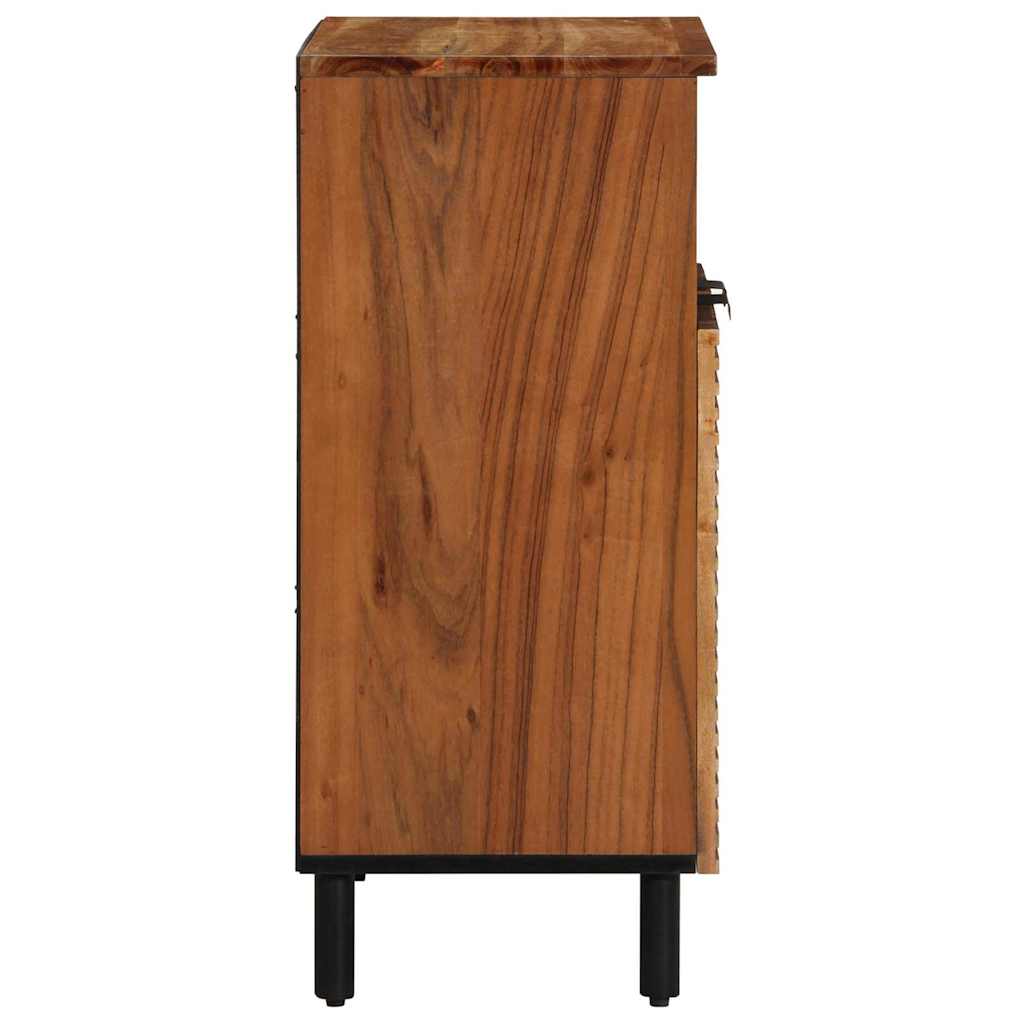 Sideboard mit Regal Braun 60 x 33,5 x 75 cm Massivholz Mango